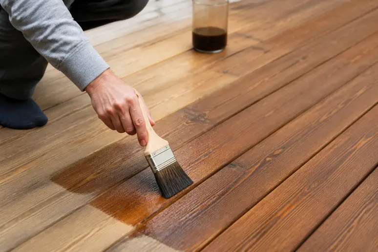 Protéger durablement une terrasse en bois après nettoyage avec un saturateur pour un aspect neuf.